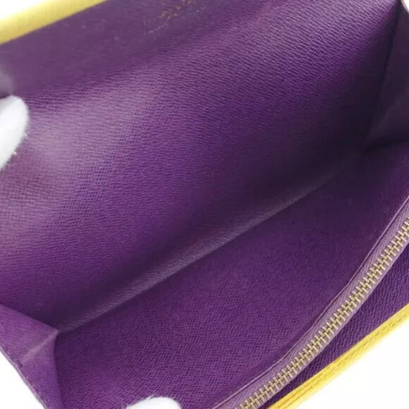 LOUIS VUITTON Long Wallet Epi Tassiri Epi Leather Authentic Used - Picture 8 of 10